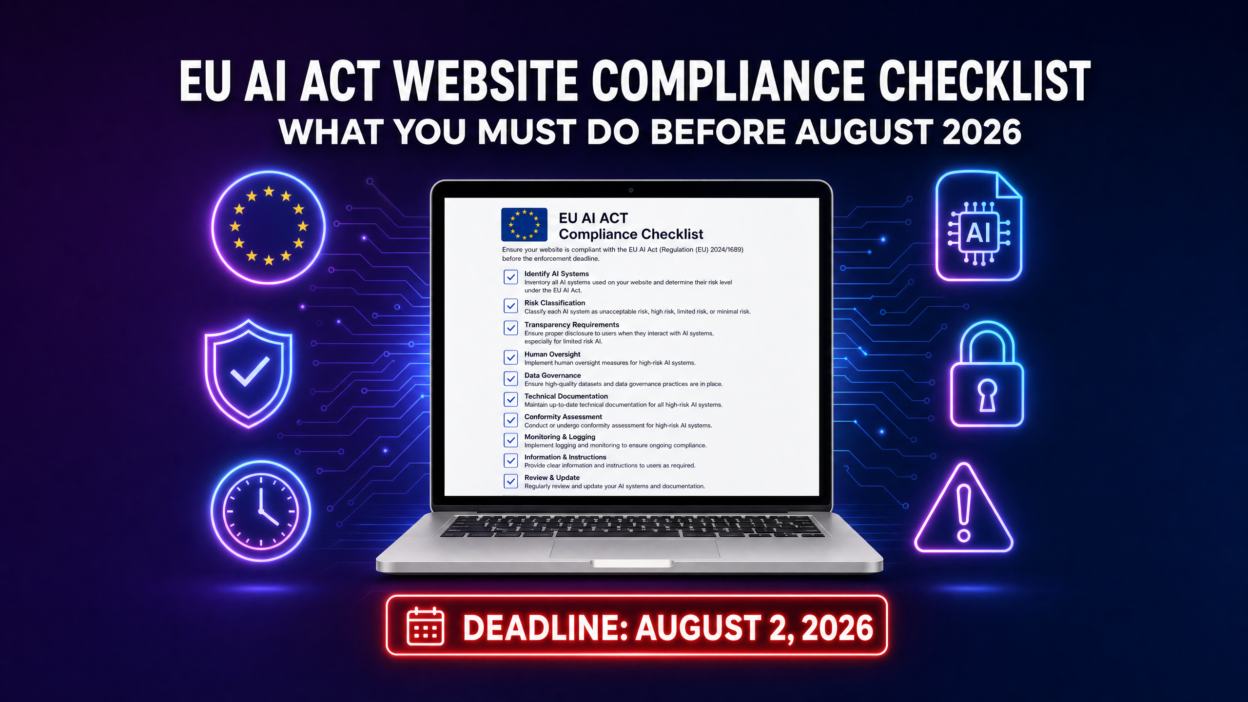 EU AI Act Website Compliance Checklist: What You Must Do Before August 2026
